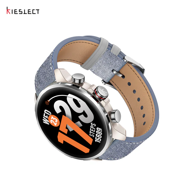 Kieslect Smart Calling Watch Kr 3 (GOLD-Jeans)