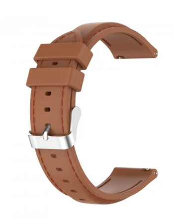 BRACELET SILICONE MARRON