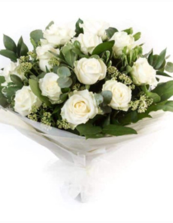 Bouquet Roses Blanche