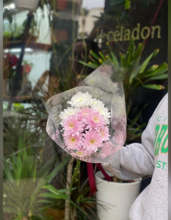 Bouquet élégance rosée