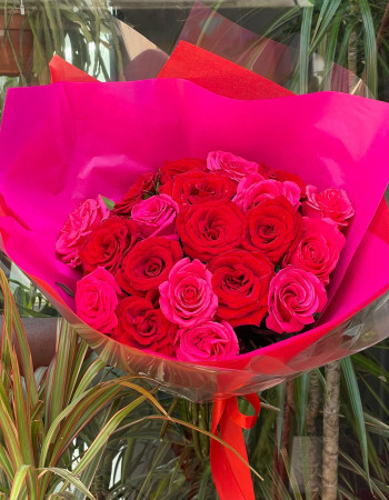 Bouquet Cœur de Roses