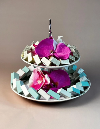 Plateau Élégance Orchidée