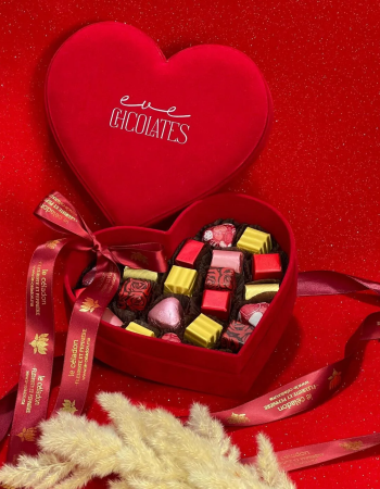 Coeur de chocolat Belge 250g