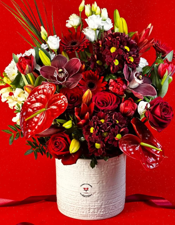 Composition Cœur Enflammé