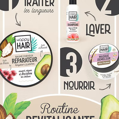 ROUTINE REVITALISANTE pour Cheveux Secs, Abimés et Cassants
